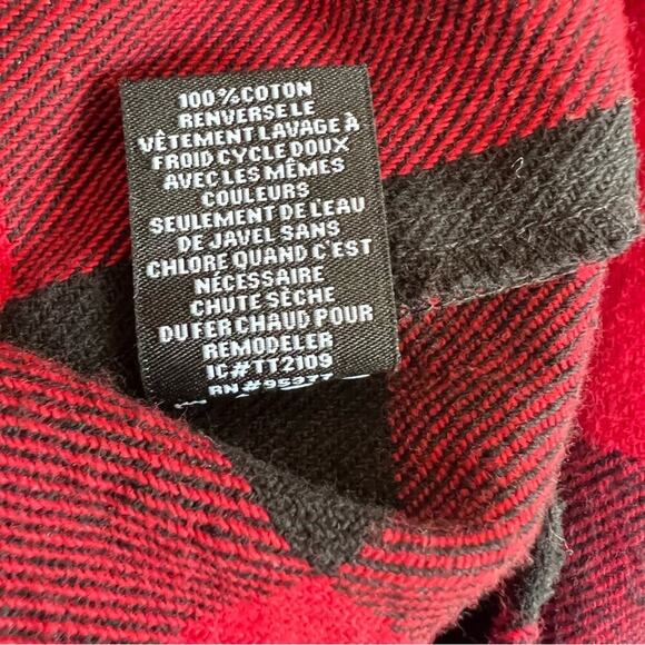 Sanctuary Shacket in Cherry Check Size Large - Picture 7 of 8